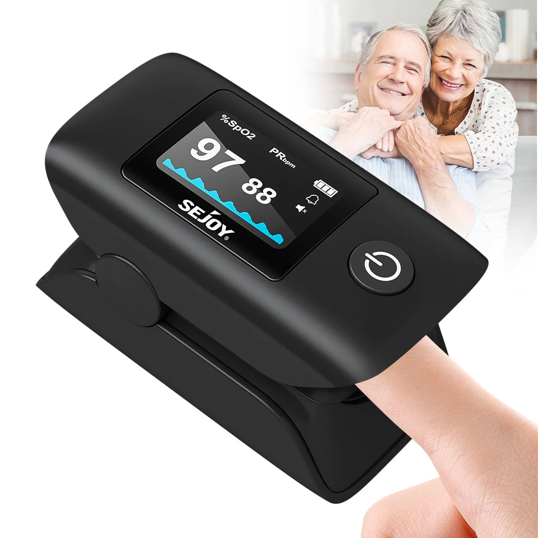 Sejoy Blood Pressure Monitor And Pulse Oximeter With OLED Display