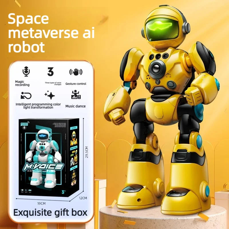 RC Robot With Voice Gesture Control Music Dancing Toy For Kids