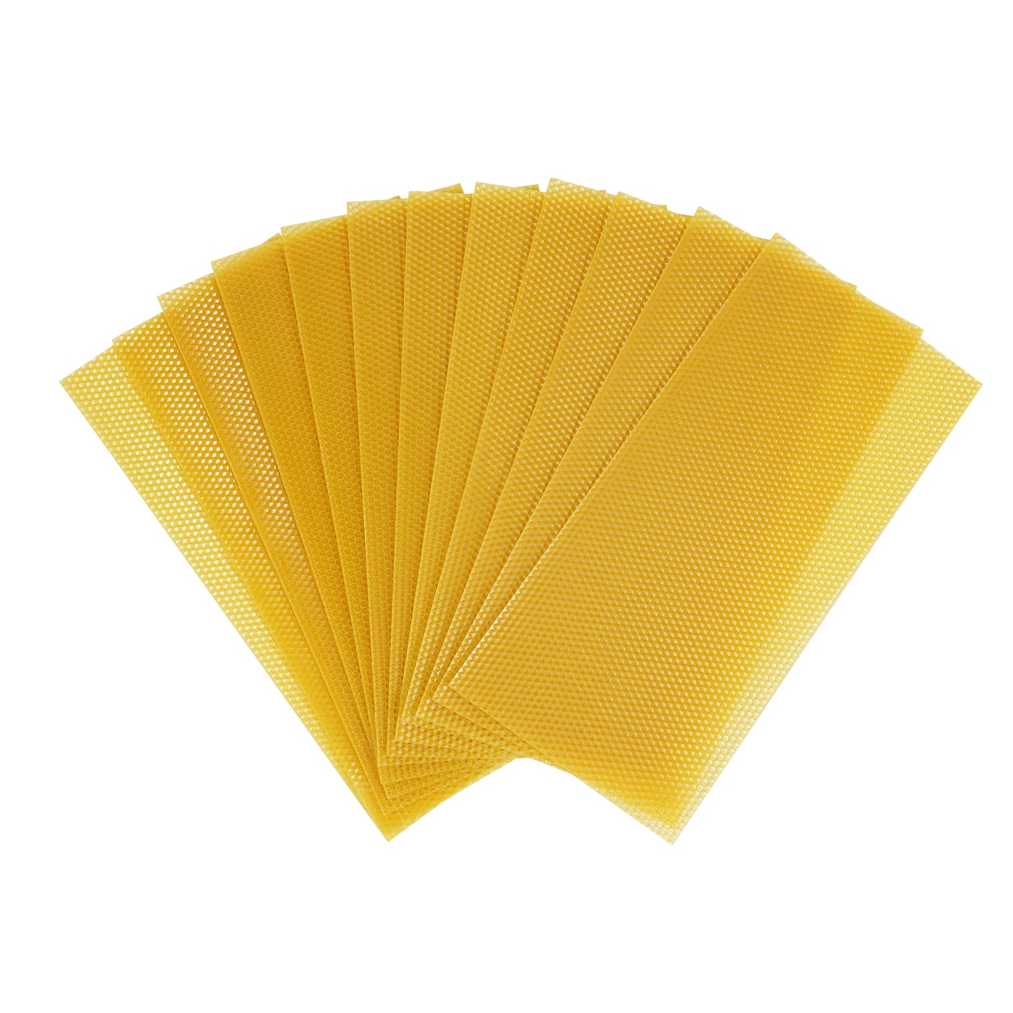Pure Beeswax Hive Frames Pre-Waxed Deep Brood for Beekeeping