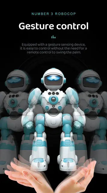 RC Robot With Voice Gesture Control Music Dancing Toy For Kids