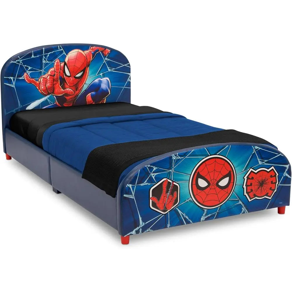 Children Upholstered Twin Bed, Man