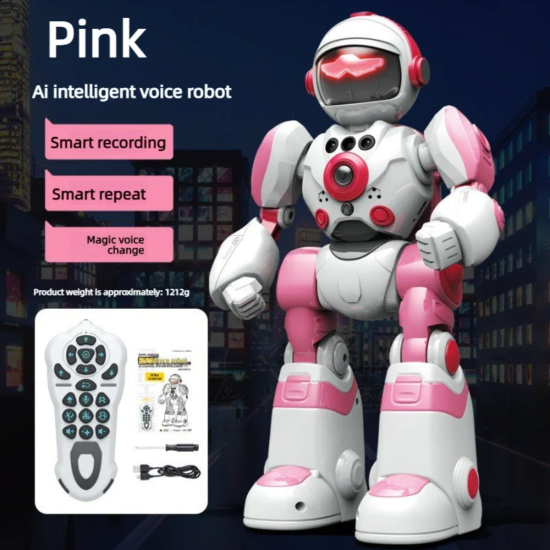RC Robot With Voice Gesture Control Music Dancing Toy For Kids