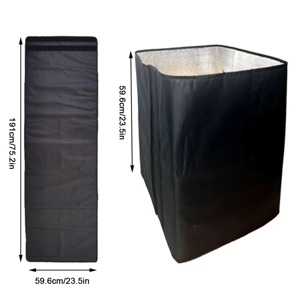 75.2 X 23.5 Inches 600D Oxford Winter Bee Hive Wrap Adjustable Beehive Wrap Bee Hive Insulation Wrap Beekeeping Supplies