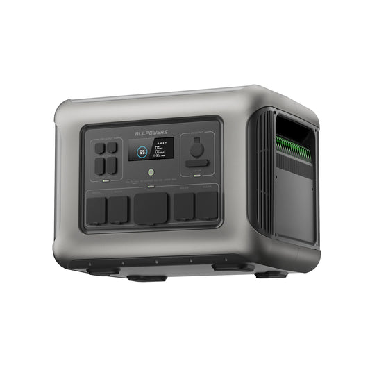 Allpowers R600 Portable Power Station 299Wh LiFePO4 Battery Powers 8 Devices With 600W Continuous Output 1200W Surge