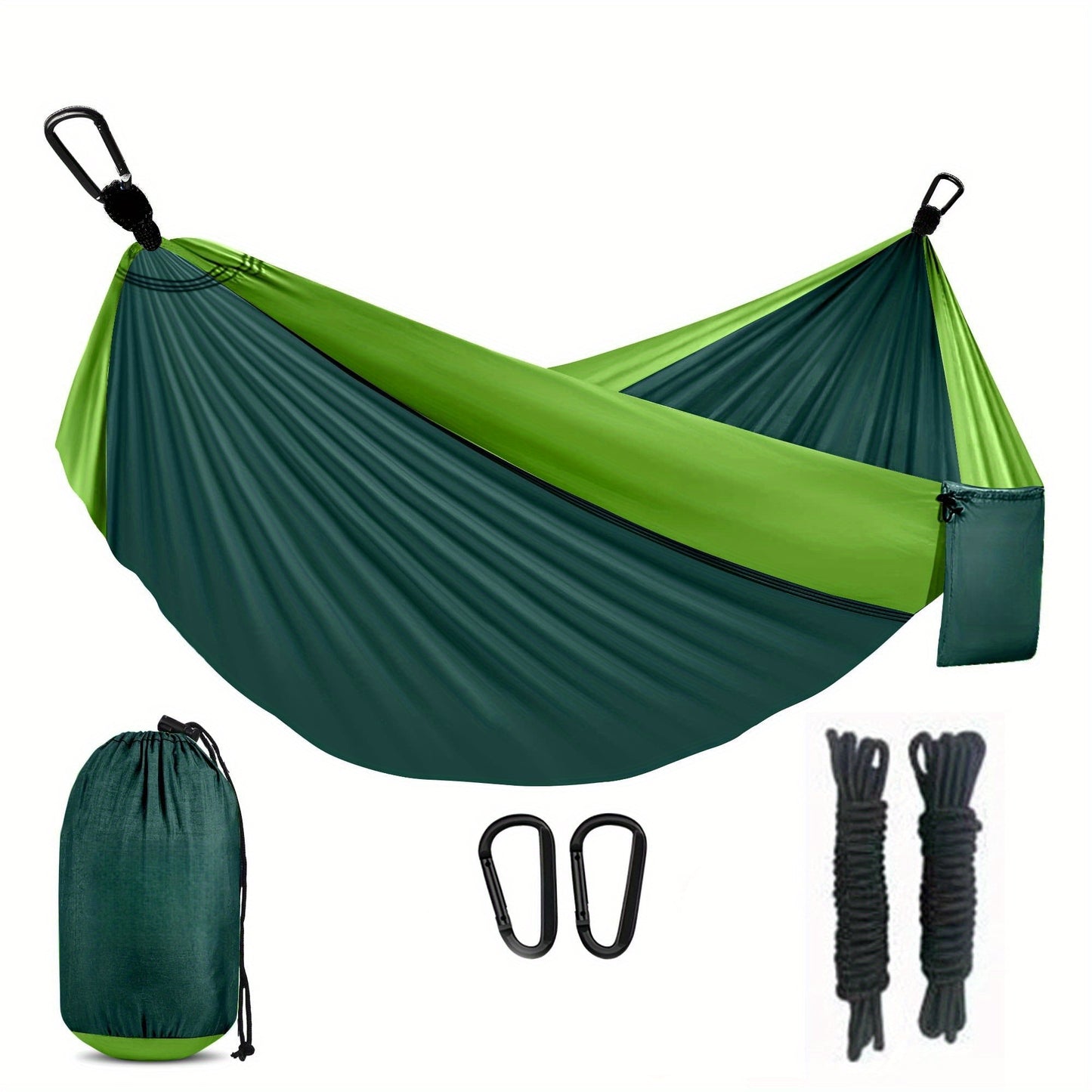 Camping Hammock Portable Parachute Nylon With Tree Straps
