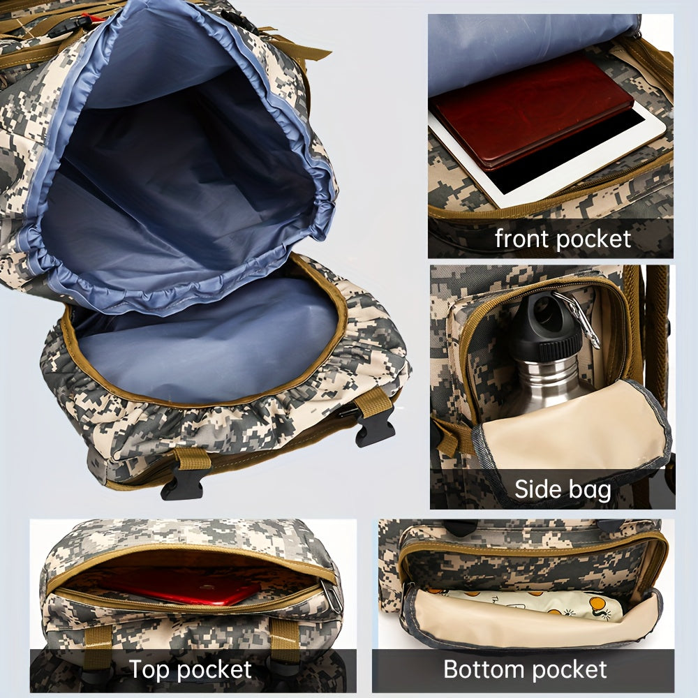 JUMAHE Tactical Backpack MOLLE Outdoor Hiking Gear With Padded Straps